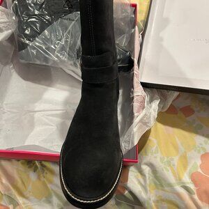 Vince Camuto-Motorcycle suede boots